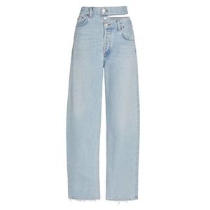 AGOLDE Relaxed Straight Leg Ultra-high Broken Waistband Jean